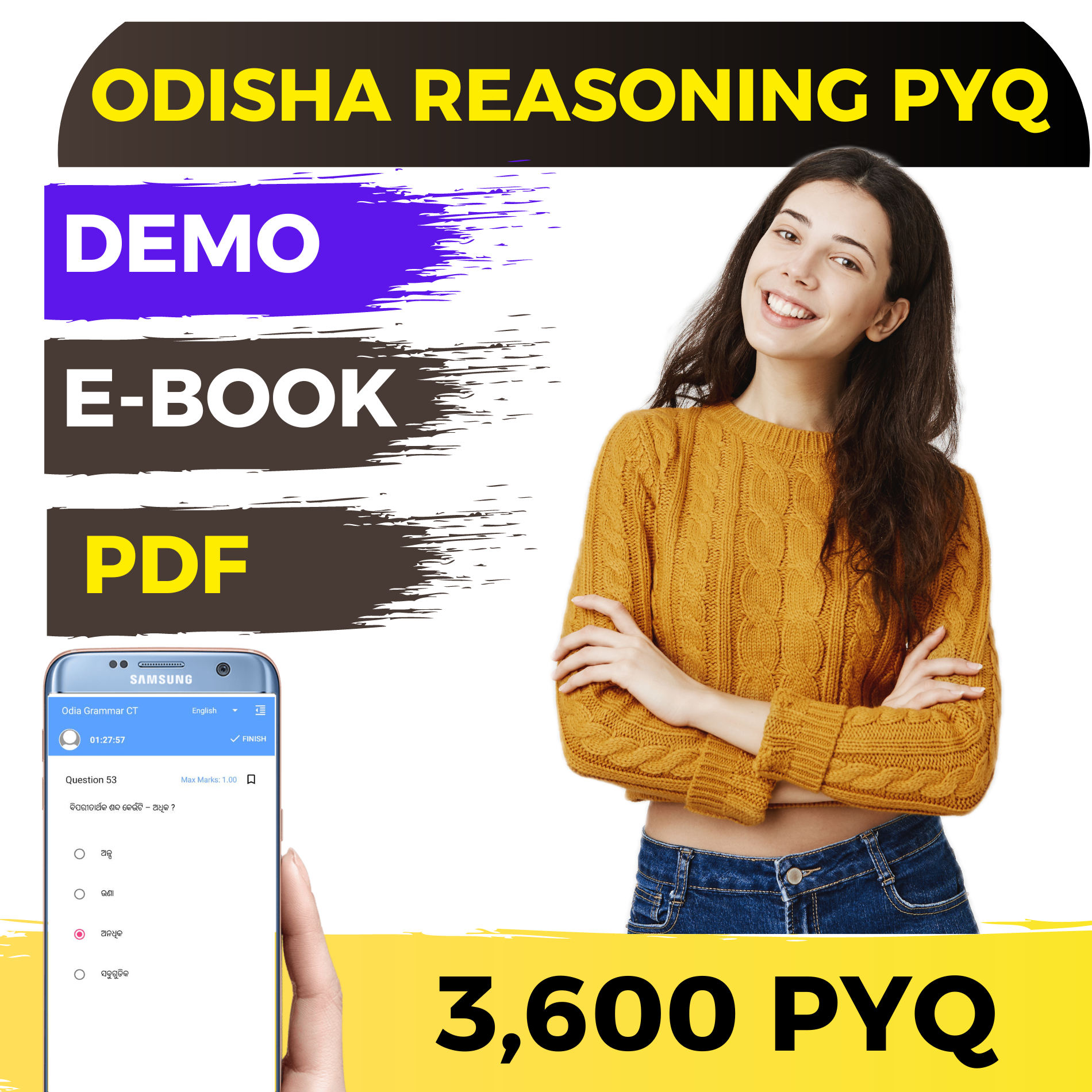 -H- DEMO- REASONING- ALL ODISHA PREVIOUS YEAR QUESTION (4,181+ TOPIC WISE MCQ)